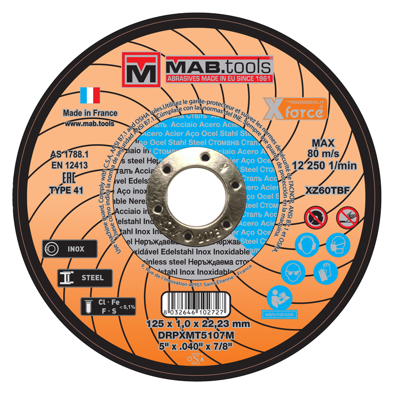 Disque de Tronçonnage CUT Xforce 125 mm