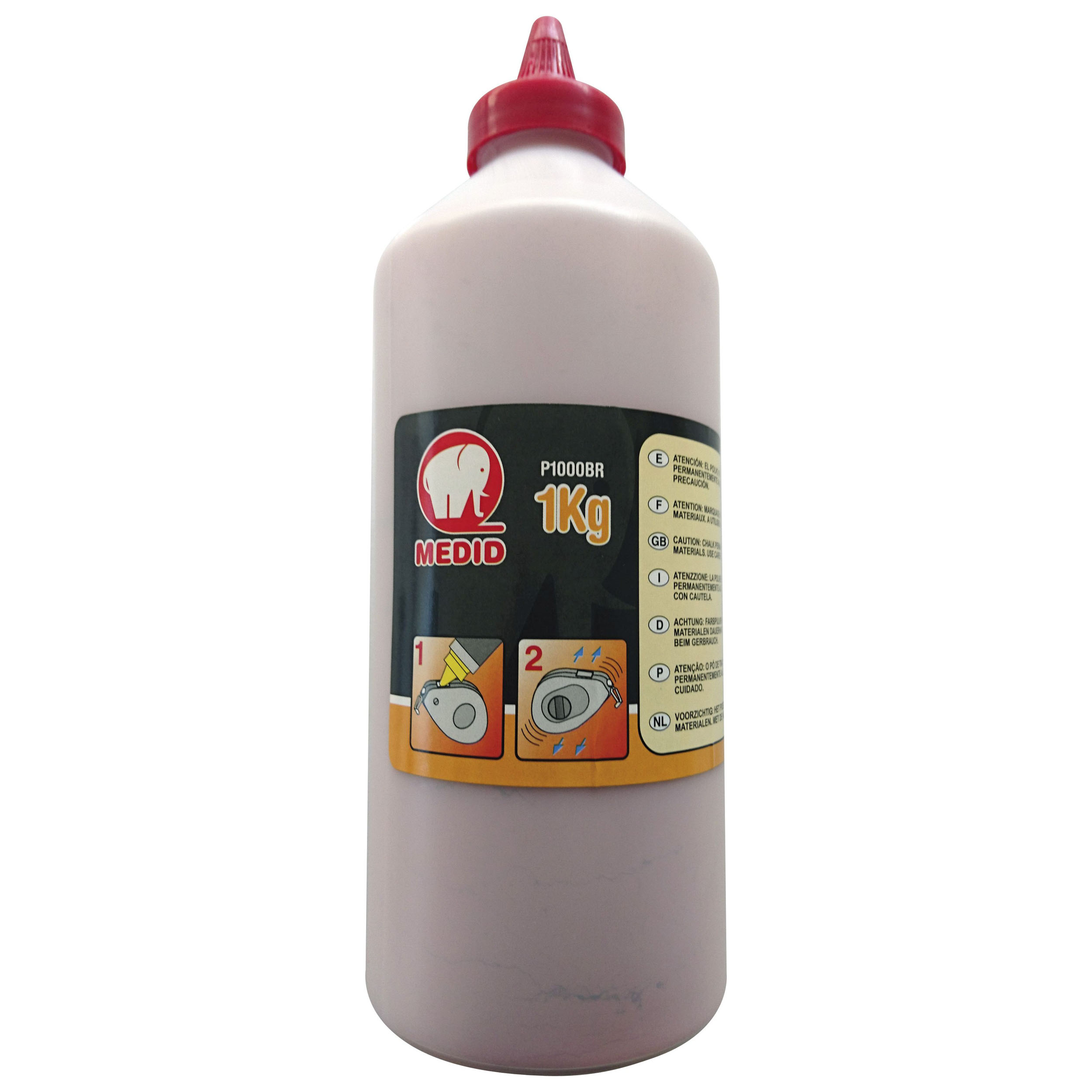 Poudre rouge traceur 1 kg  P1000BR